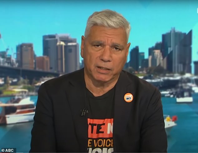 Warren Mundine (pictured) himself clearly had a problem with his interview with Speers, after saying on Twitter that the Insiders host had 