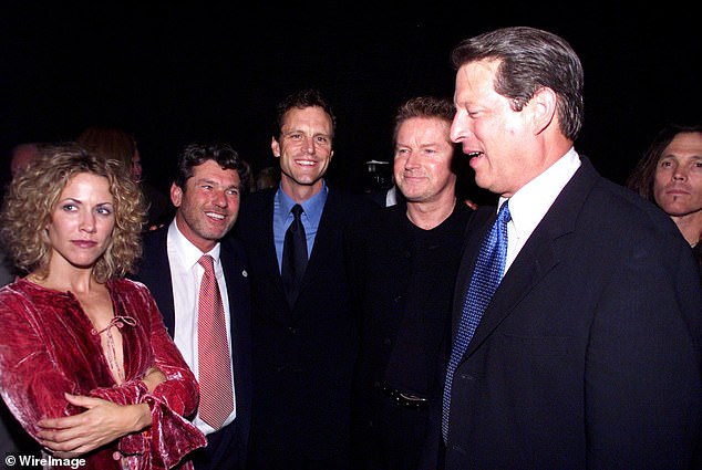 Sheryl Crow, Wenner, John Sykes, Don Henley and former Vice President Al Gore