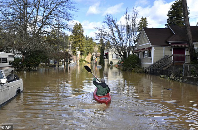 Southern California was flooded by extreme rainfall in February this year, turning residential roads into rivers