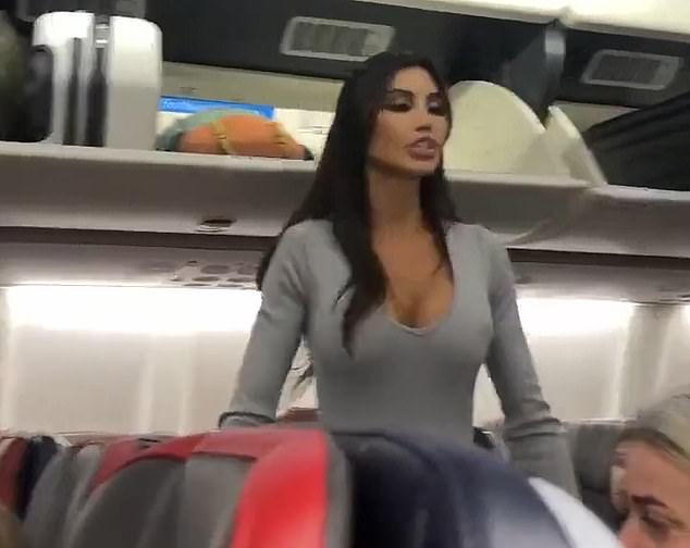 In echoes of Tiffany Gomas' 'that motherf***** isn't real' saga, a new, unidentified 'airplane woman' is causing chaos online