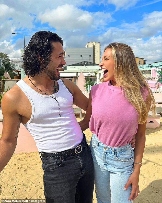 Dancing: Zara and Graziano will dance the Cha Cha Cha for their first performance, with the TV personality admitting her nerves