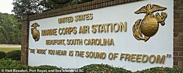 The aircraft and pilot were with Marine Fighter Attack Training Squadron 501, based in Beaufort, not far from South Carolina's Atlantic coast.