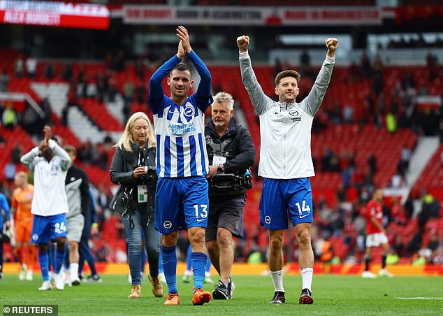 Brighton's win over United sparked boos over Ten Hag's decision to withdraw Rasmus Hojlund as the Red Devils make a shaky start to the 2023-2024 season