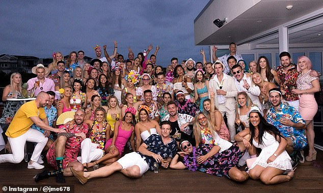 The Christmas Eve party for the F45 Opulent Group was a festive and colorful affair with a Tropicana theme for the staff and gym goers of the franchise which then had '25 and counting' studios