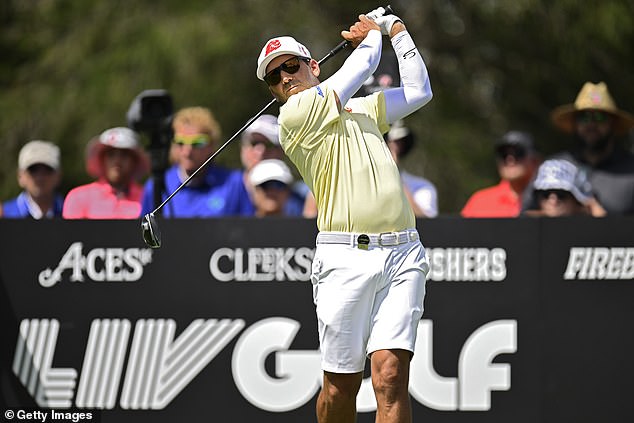 Garcia (pictured) canceled his membership of the DP World Tour earlier this year and was subsequently fined £100,000 and suspended by the Tour he has won 16 times in his career