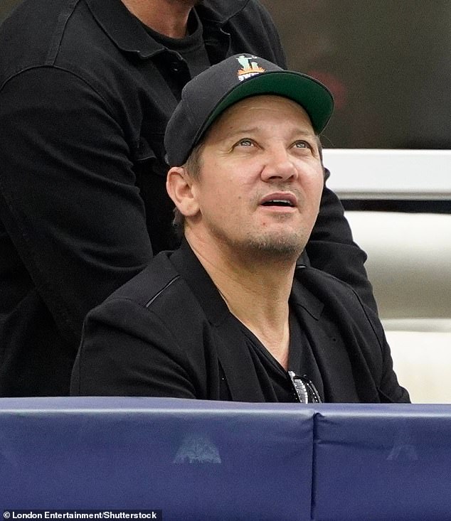 Recovery: Just hours after ringing in the New Year 2023, Renner's chest was crushed and his upper body collapsed when he was pulled under a seven-ton snow plow near his Lake Tahoe home