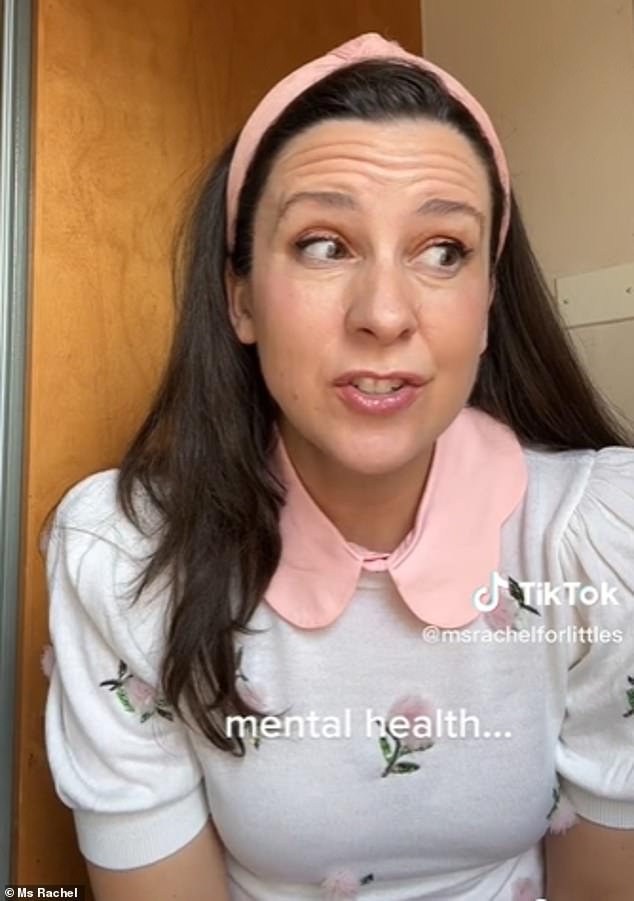 Back again: Ms. Rachel and her husband wrote an adult musical about mental health.  She previously said: 'I've been an advocate for mental health for a while now'