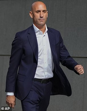 Rubiales arrived at the National Court in Madrid on Friday after being charged with alleged sexual abuse