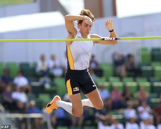 Armand Duplantis captured the men's pole vault title and his seventh world record in the past four years