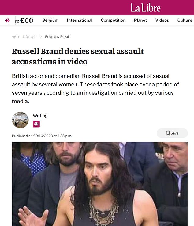 1695040621 550 International media question if Russell Brand is an abominable predator