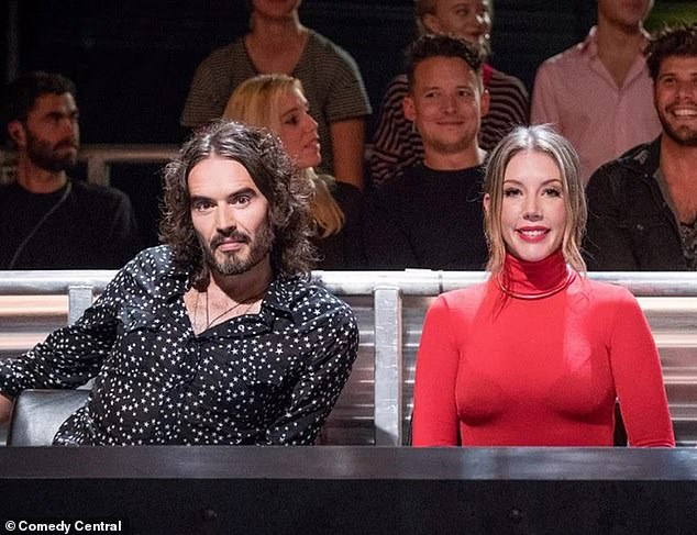 Katherine Ryan appeared with Brand in an episode of the Comedy Central TV show Roast Battle