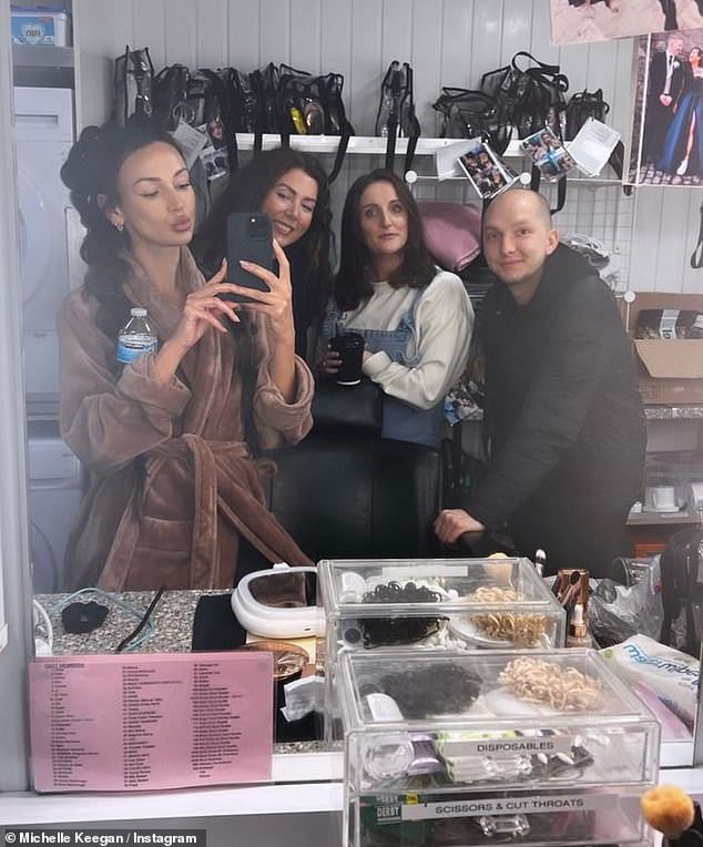 1695046168 35 Michelle Keegan rocks disheveled hair and glam make up as she