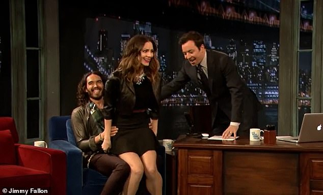 Controversy: Jimmy tried to intervene when Russell started bouncing Katherine on his lap