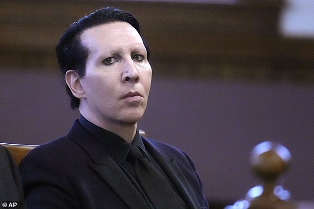 During Monday's hearing, Manson only said 