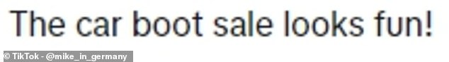 540 people took to the comments to debate the cultural differences between the two countries on opposite sides of the Atlantic, many shocked by the charring of English lemonade, while others wanted to try their hand at a car boot sale