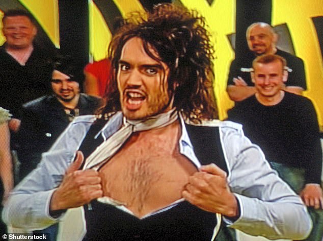 Russell, now 48, is currently facing allegations of sexual assault and abusive and predatory behavior between 2006 and 2013. Pictured: Russell Brand presenting Big Brother's Little Brother in May 2006