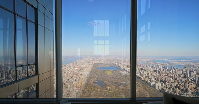 Central Park Tower is the tallest residential building in the world, at 450 meters high