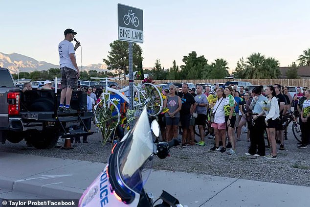 Dozens of people gathered to remember the retired police chief who died untimely