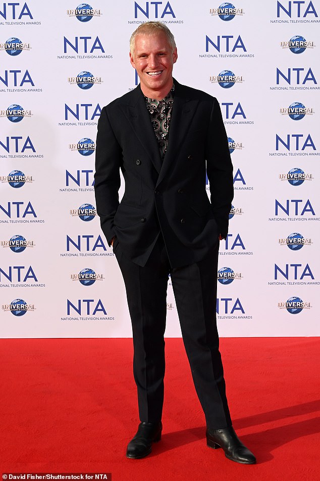 Looks good!  Jamie Laing put in a polished performance as he arrived solo at the National Television Awards at the O2 in London earlier this month