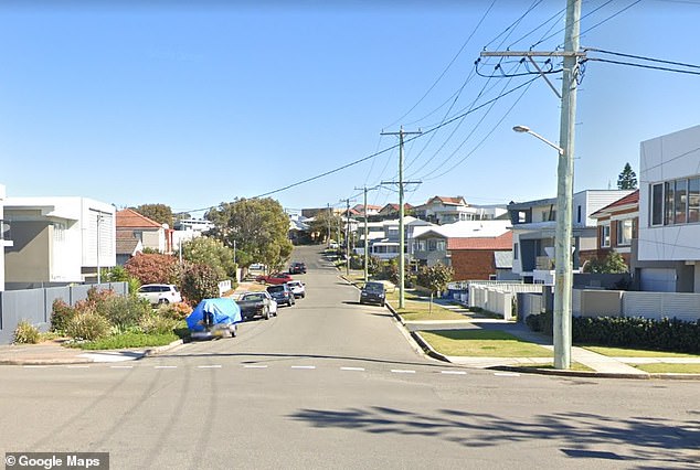 Police were called to a home on Coane Street (pictured) around 3am on Tuesday after reports of a home invasion.  Four teenage intruders entered the home, leading to a confrontation with the homeowners