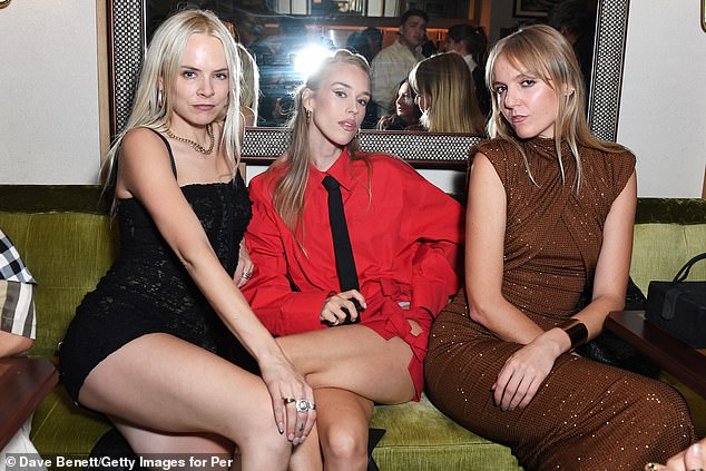 Attitude!  (L to R) Jessica Horwell, Mary Charteris and Jana Sascha Haveman