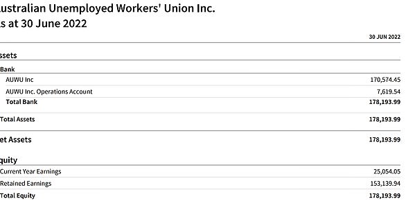 His registered non-profit charity has more than $178,000 in its bank account, mostly from donations, much of it from the unemployed.