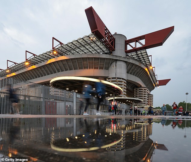 Newcastle play Italian giants AC Milan at San Siro (photo) on Tuesday