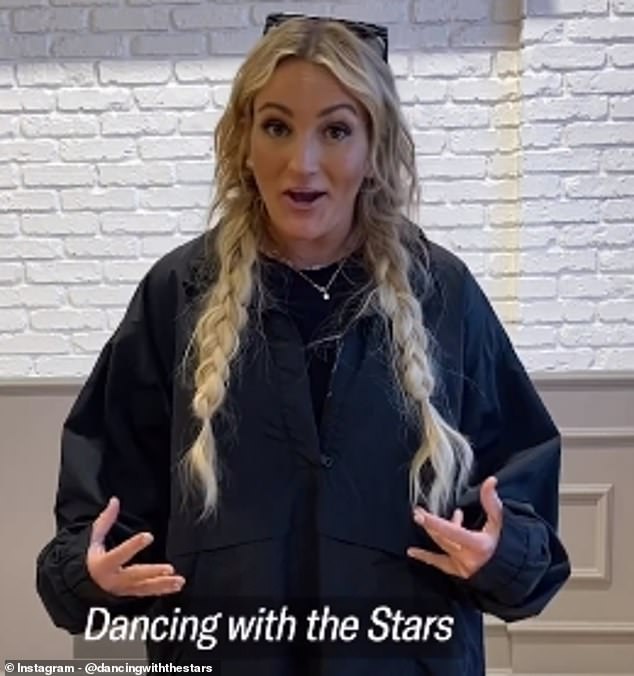 New cast: Britney's latest post comes after it was revealed that her estranged sister, Jamie Lynn Spears, has been confirmed for the new series of Dancing With The Stars