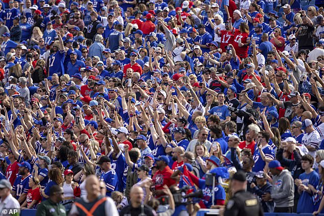 Most Bills fans enjoyed the game and managed to keep their clothes on during the win