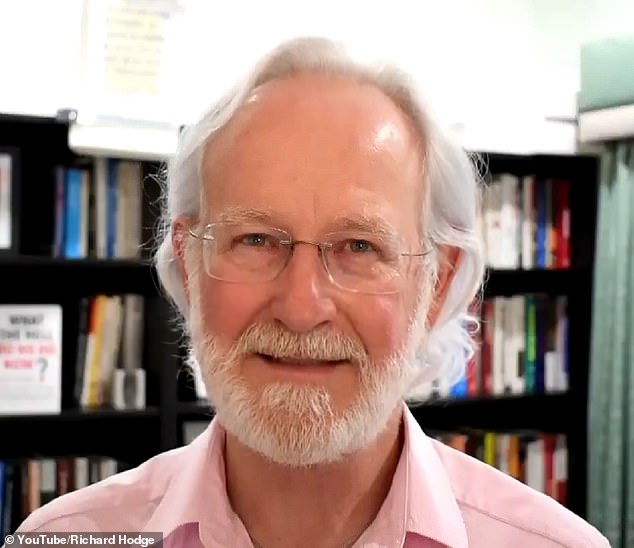 Dr.  Richard Hodge (pictured) tweeted the anonymous letter, calling him a 'Fake c**n', to show the abuse used in the October 14 referendum campaign