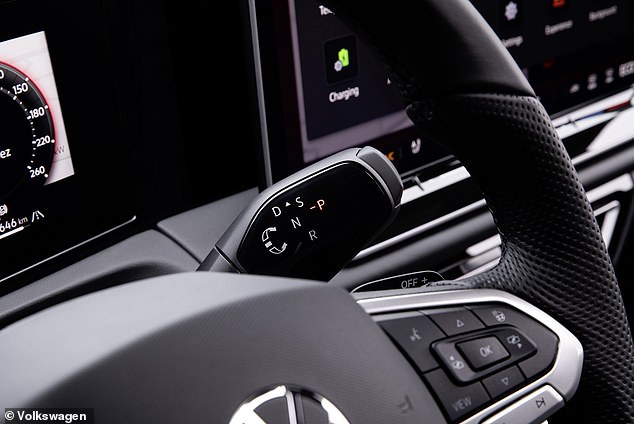 Each version comes with VW's automatic DSG gearbox.  As with the new Passat Estate unveiled last month, the controls have been moved to a lever behind the steering wheel