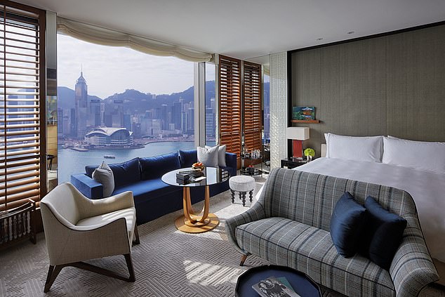 Coming in second place is the imposing Rosewood Hong Kong, located in the Victoria Dockside arts and design district and offering stunning harbor views.