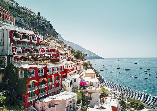 At #20 on the list is this sumptuous hotel in Positano, Italy - Le Sirenuse