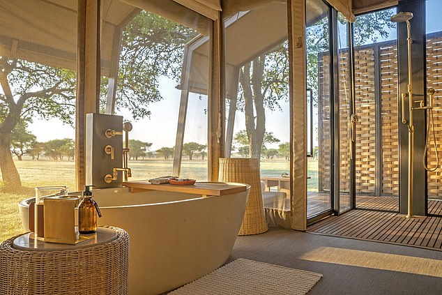 Singita Lodges in South Africa's Kruger National Park, the smallest property on the list with just 18 rooms, takes 15th place