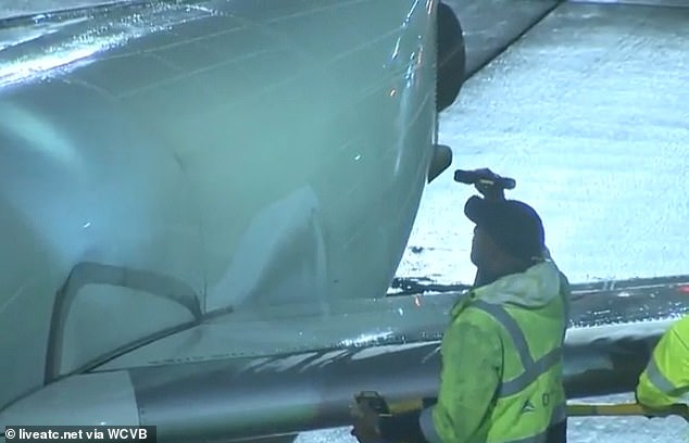 Commercial airliners are struck by lightning an average of once or twice a year, according to the National Weather Service.