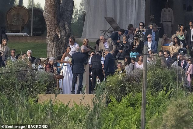 Ari Emanuel and Sarah Staudinger got married in front of several famous friends