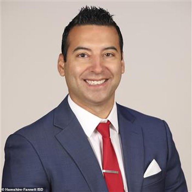 In an email to the local Texas outlet last week, Hamshire-Fannett ISD Rep. Mike Canizales (pictured) confirmed the teacher was released after the incident.