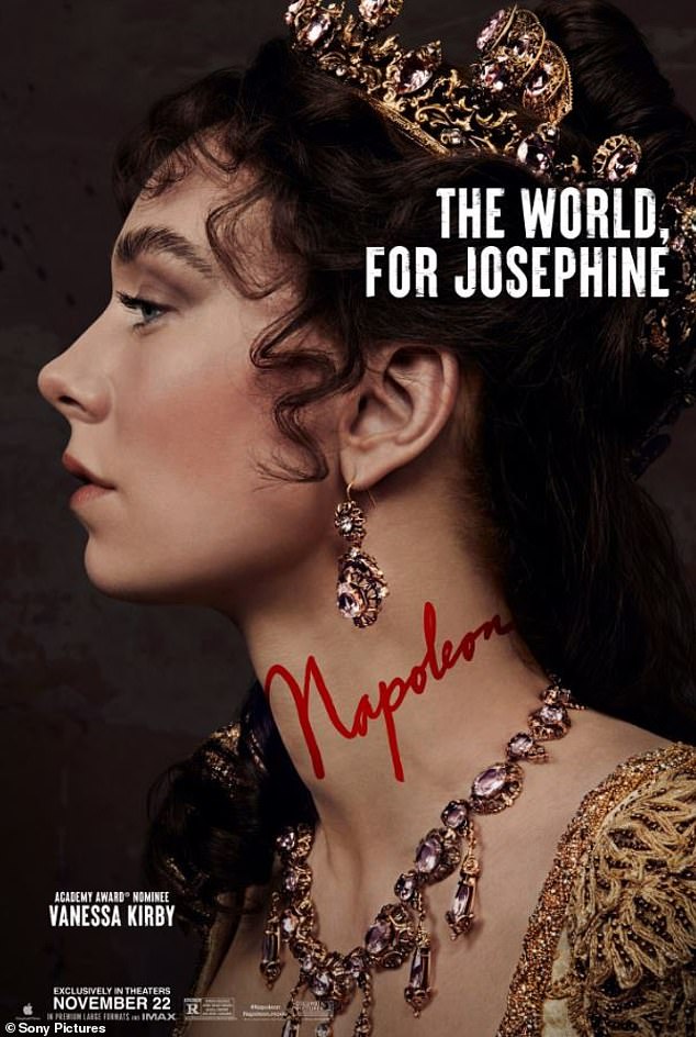 Teaser: Last month, Kirby made her debut as Joséphine Bonaparte in a poster for the upcoming historical biopic Napoleon.