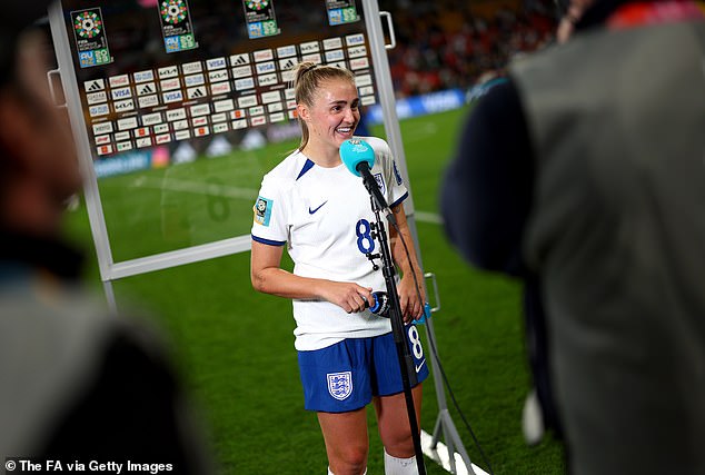 Bax Audio Visual has contacted the Football Association several times in an attempt to secure outstanding payment (England star Georgia Stanway is pictured during the World Cup)