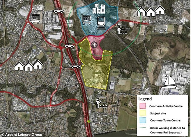 Hotels, high-density units, function centers, theaters, bars and restaurants are proposed in the grand plans