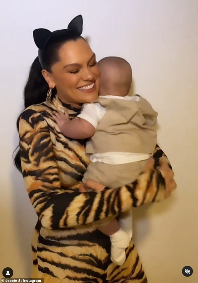 Happy: Jessie has previously shared that becoming a mother is 