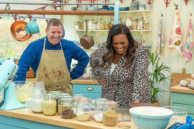 Gold on TV: Good Morning Britain fans were delighted to announce that their favorite presenter, Alison Hammond, had joined the Great British Bake Off.