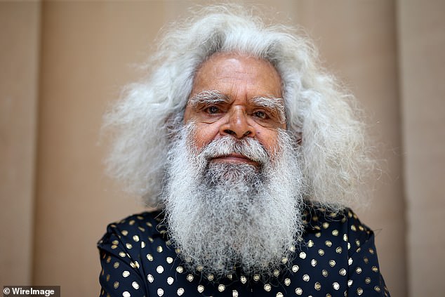 Late Aboriginal icon Uncle Jack Charles (pictured) was honored at last year's AFL grand final - leaving Newman furious