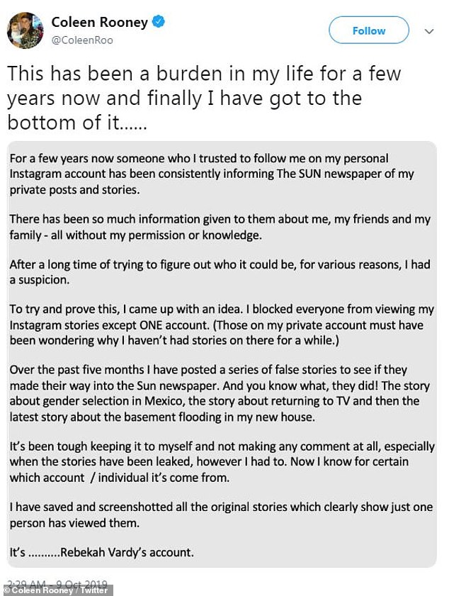 Plot: She told Vogue how she came up with a plot to foil the person who leaked the stories, but she didn't tell anyone what she was doing, not even a lawyer.