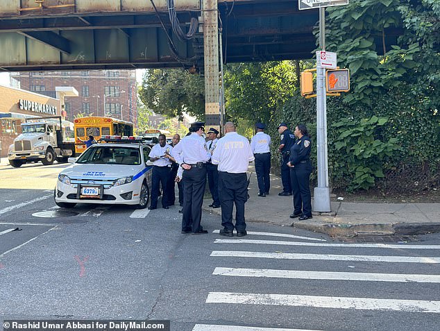 The attack took place at the intersection of East 98th and East New York Avenue in Brooklyn.