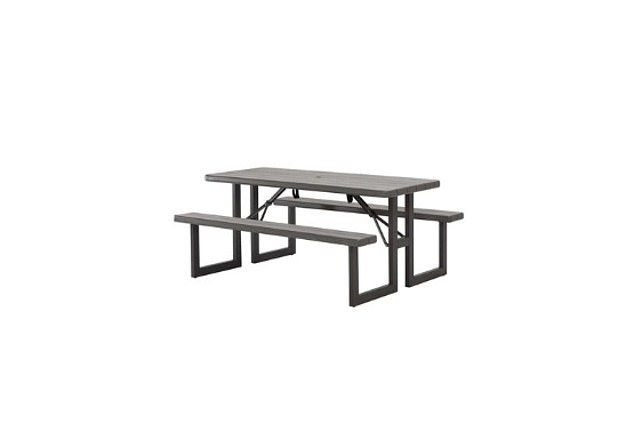 The Lifetime 6 Foot Craftsman Picnic Table (pictured) is listed for $199 on the Bunnings online website, but is sold for $299 in select stores of the hardware giant.