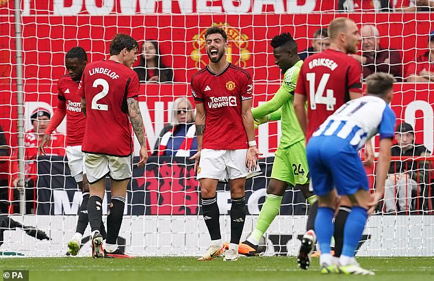 United have lost three of their opening five games this season, including a 3-1 defeat to Brighton on Saturday.