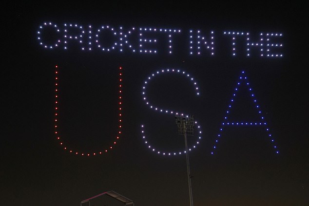 The June tournament is set to be played in the United States for the first time (pictured: a drone show during the mid-inning break of an MLC game at Grand Prairie Stadium in Dallas)