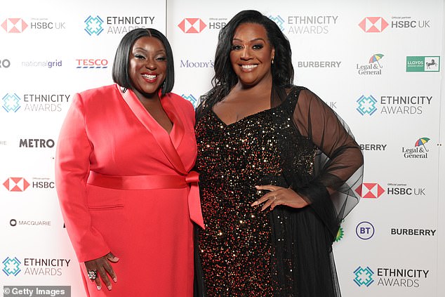 Gorgeous ladies: Alison and Judi together at the 2022 awards where Alison won Host of the Year