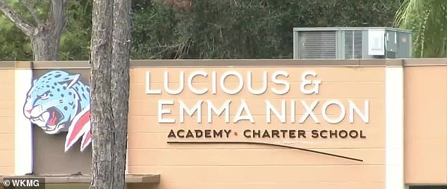 Kirkland said Kaia threw a tantrum at Lucious & Emma Nixon Academy (pictured above), had sleep apnea and told the arresting officer that the family was “working to resolve” the sleep disorder.